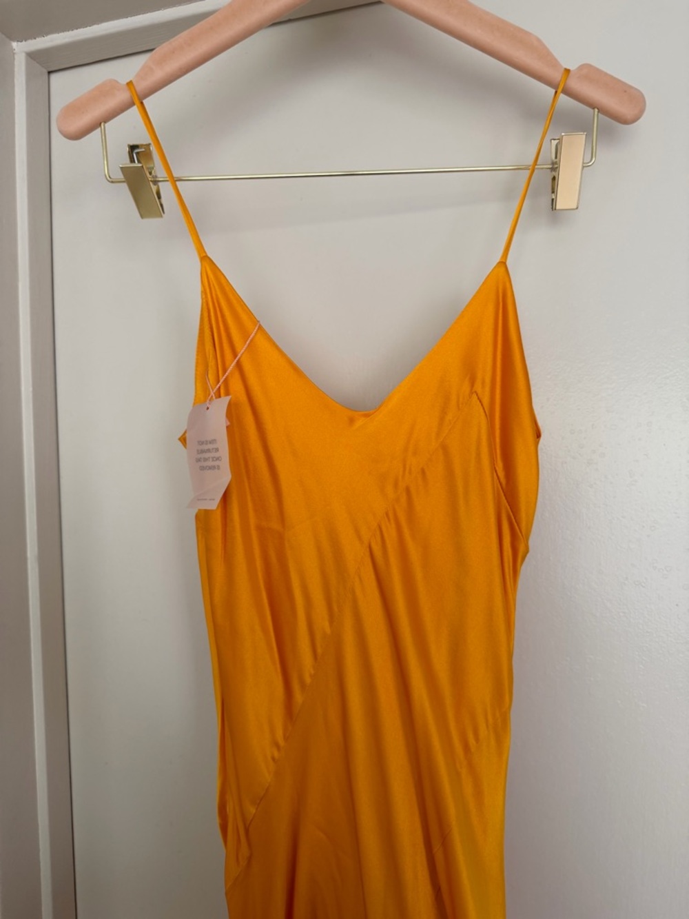 Cult Gaia Crissy Gown Marigold NEW! Small Cutout Maxi Dress Evening Resort - Picture 10 of 11